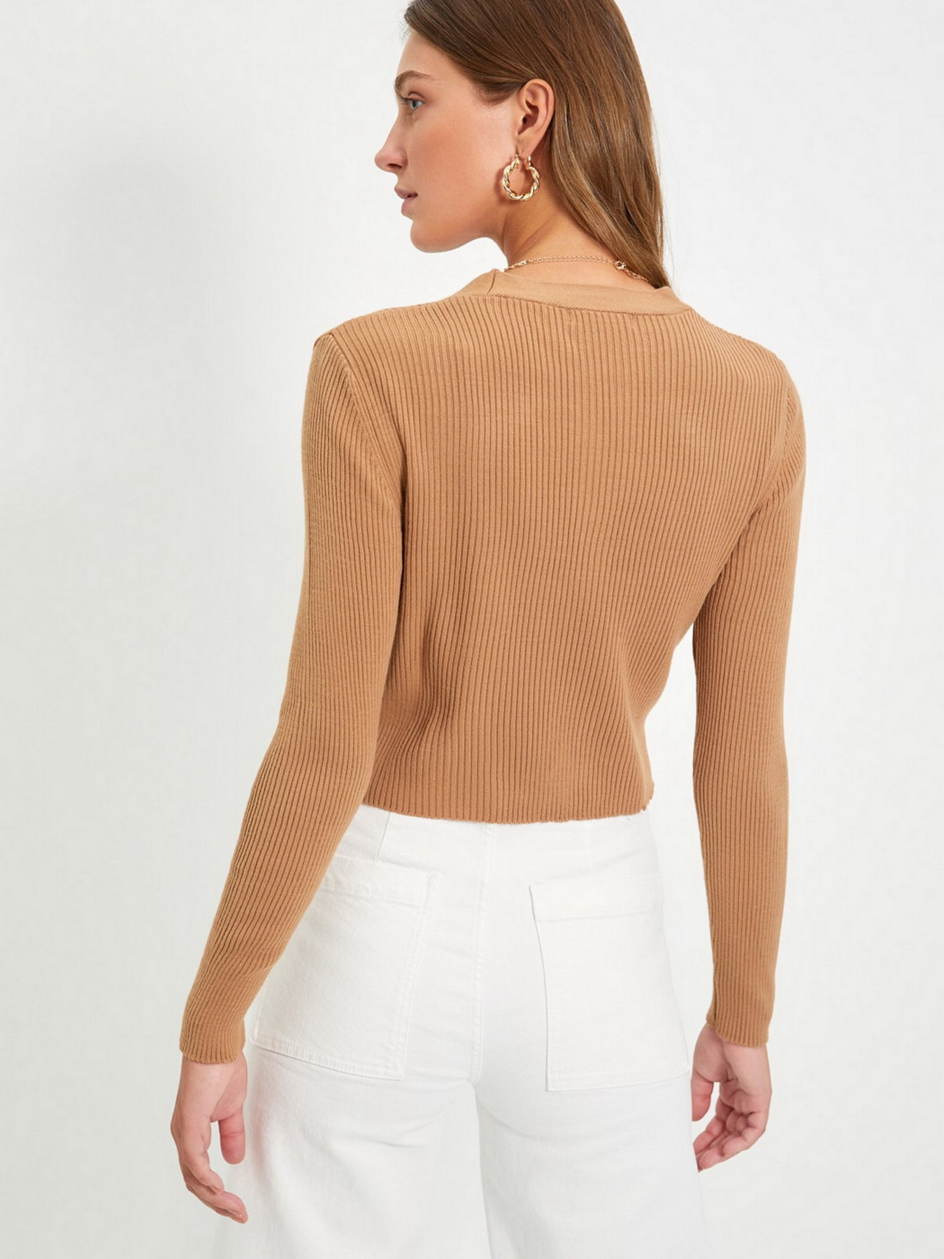 Кардиган Trendyol модель TWOAW22HI0610/Camel Фото