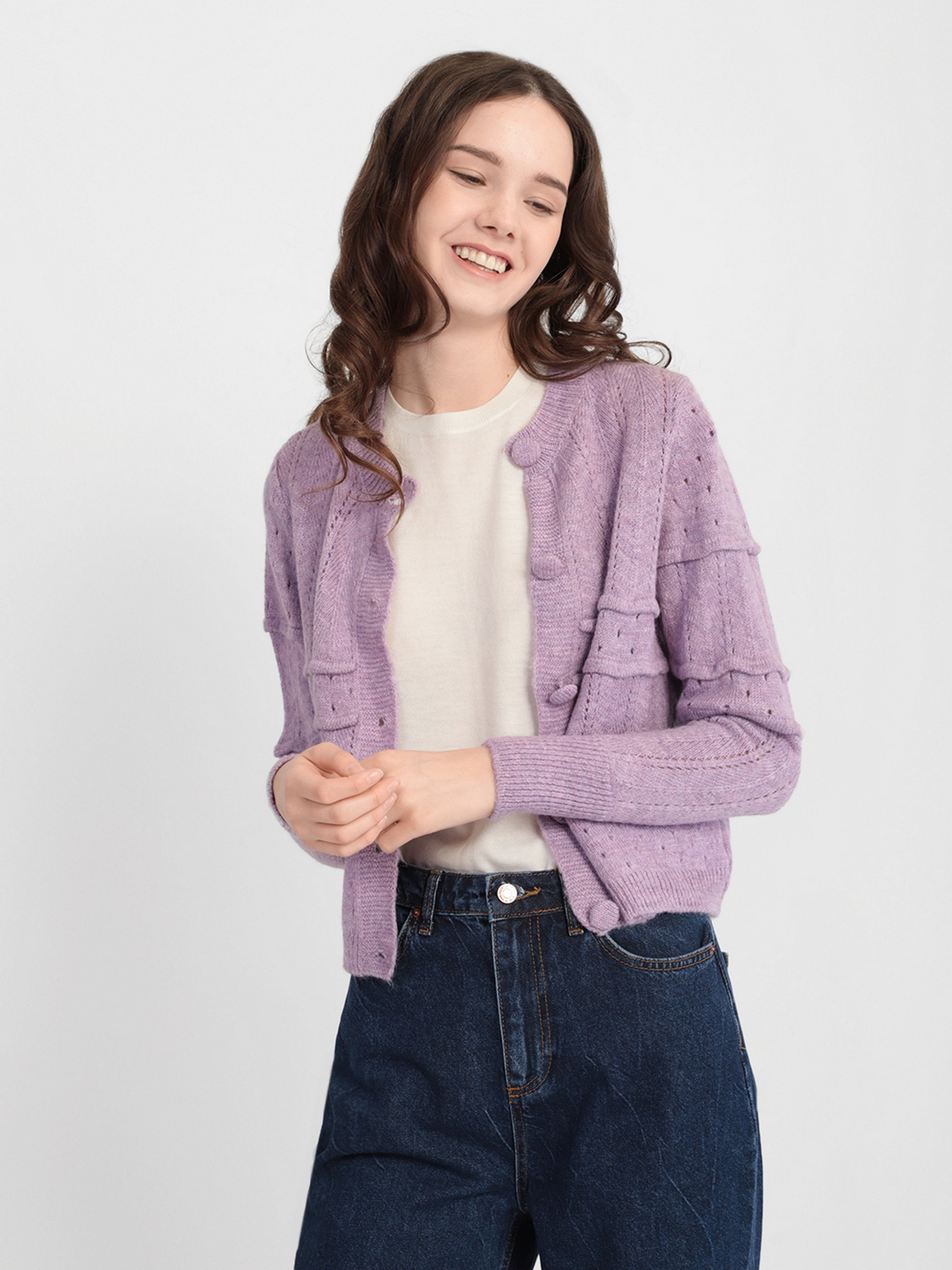 Кардиган Trendyol модель TWOAW22HI0612/Lila Фото