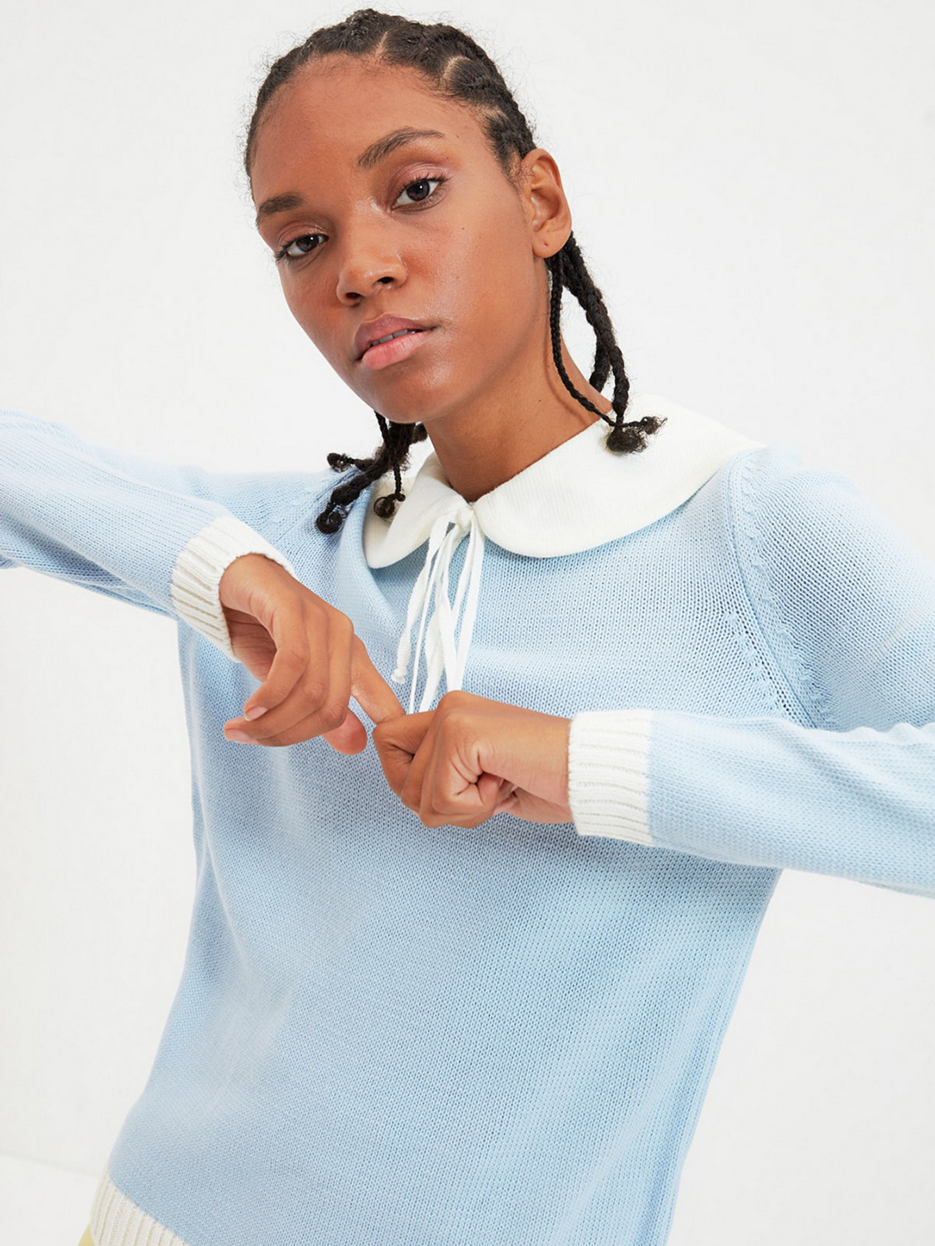 Джемпер Trendyol модель TWOAW22KZ0010/ACik Mavi Фото