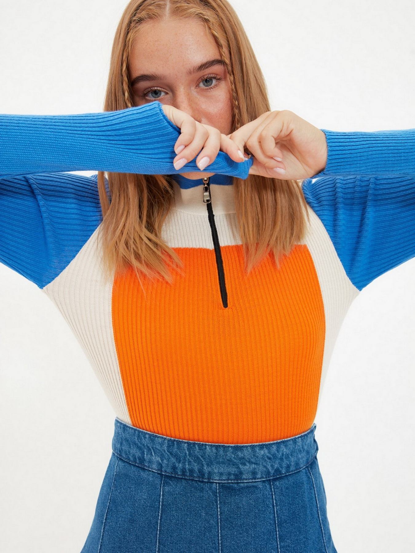 Джемпер Trendyol модель TWOAW22KZ0012/Turuncu Фото