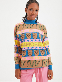 Джемпер Trendyol модель TWOAW22KZ0013/Cok Renkli Фото