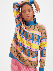 Джемпер Trendyol модель TWOAW22KZ0013/Cok Renkli Фото