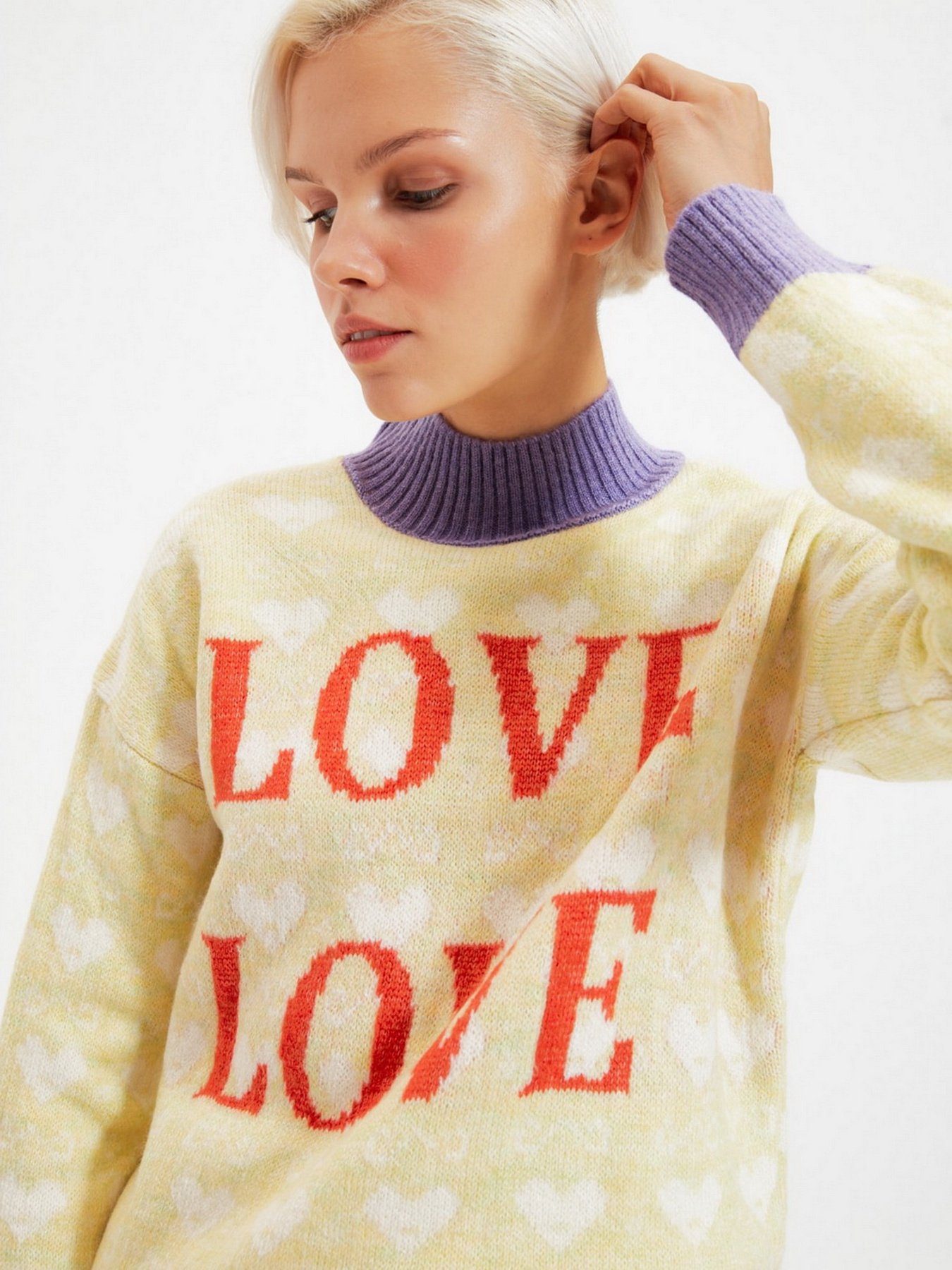 Джемпер Trendyol модель TWOAW22KZ0096/Lila Фото