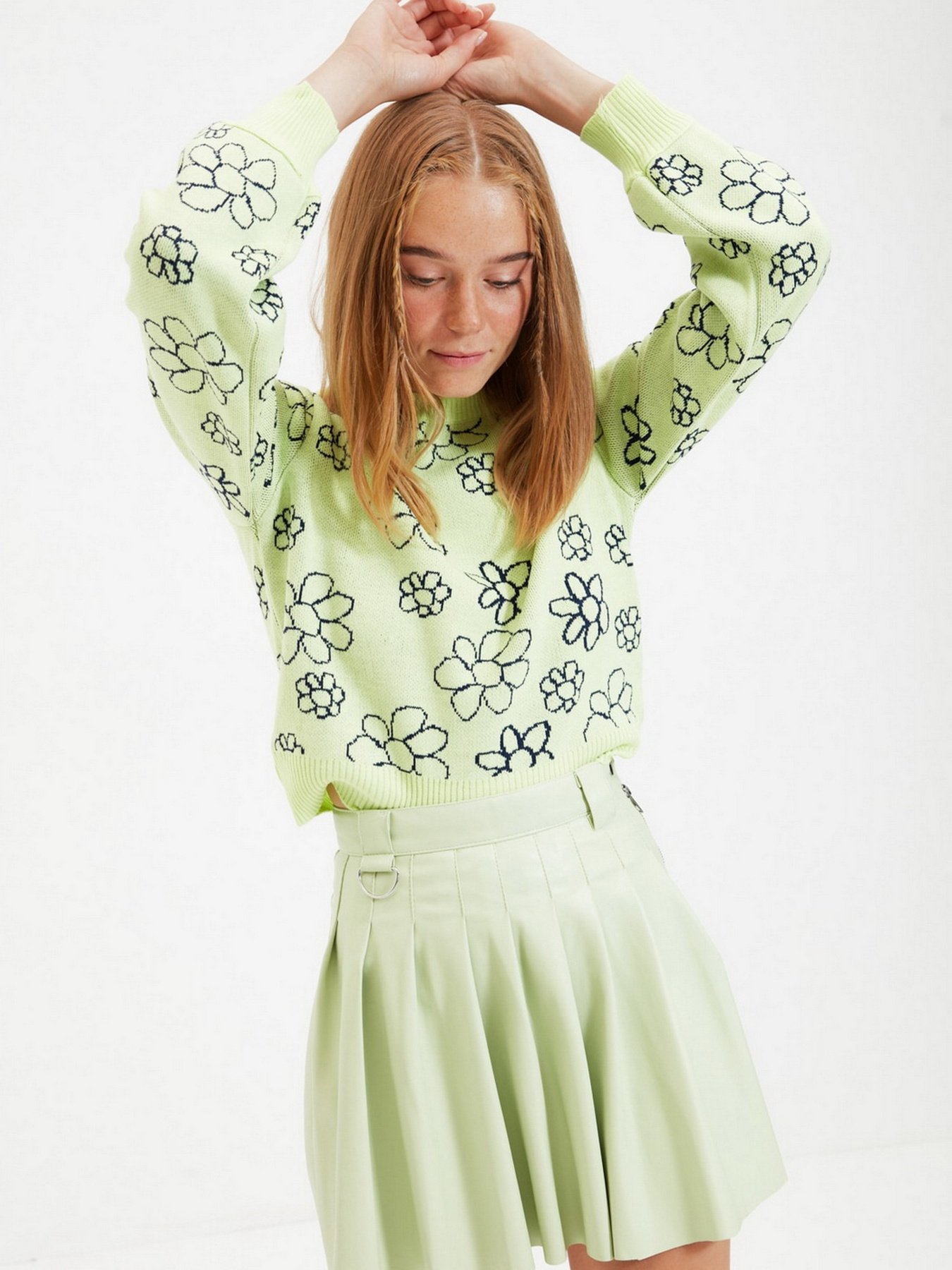 Джемпер Trendyol модель TWOAW22KZ0097/Sari Фото