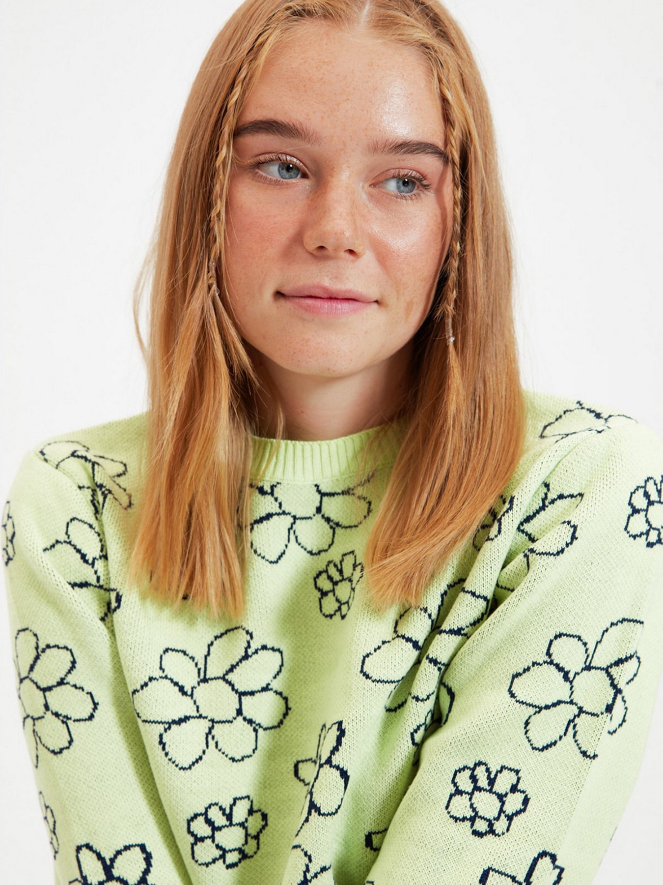 Джемпер Trendyol модель TWOAW22KZ0097/Sari Фото