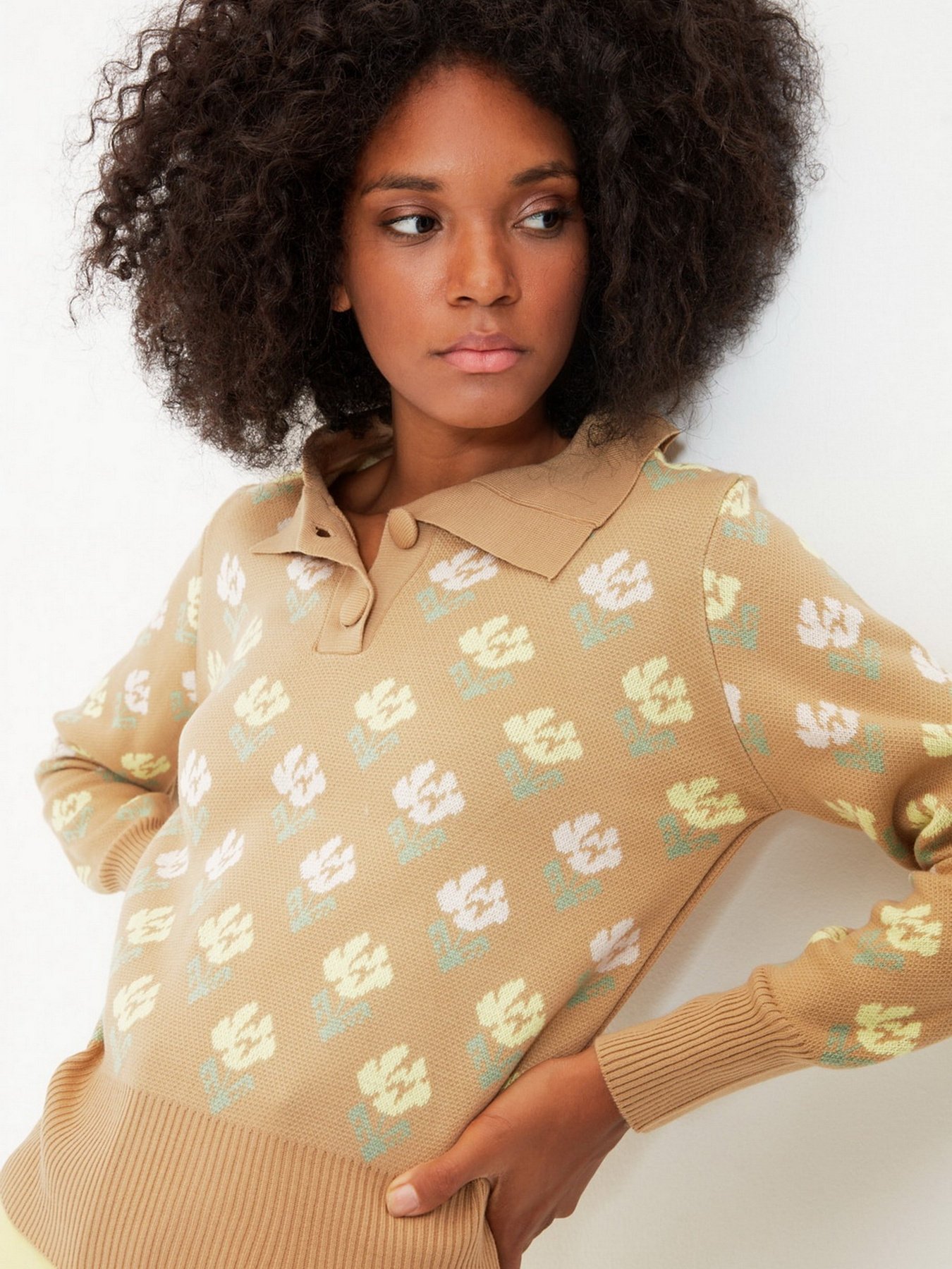 Джемпер Trendyol модель TWOAW22KZ0195/Camel Фото