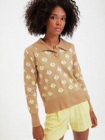 Джемпер Trendyol модель TWOAW22KZ0195/Camel Фото