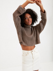 Свитер Trendyol модель TWOAW22KZ0223/Kahverengi Фото