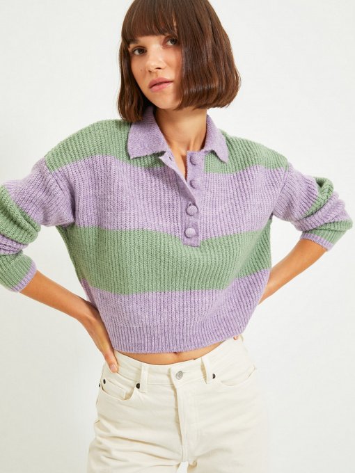 Джемпер Trendyol модель TWOAW22KZ0226/Lila Фото