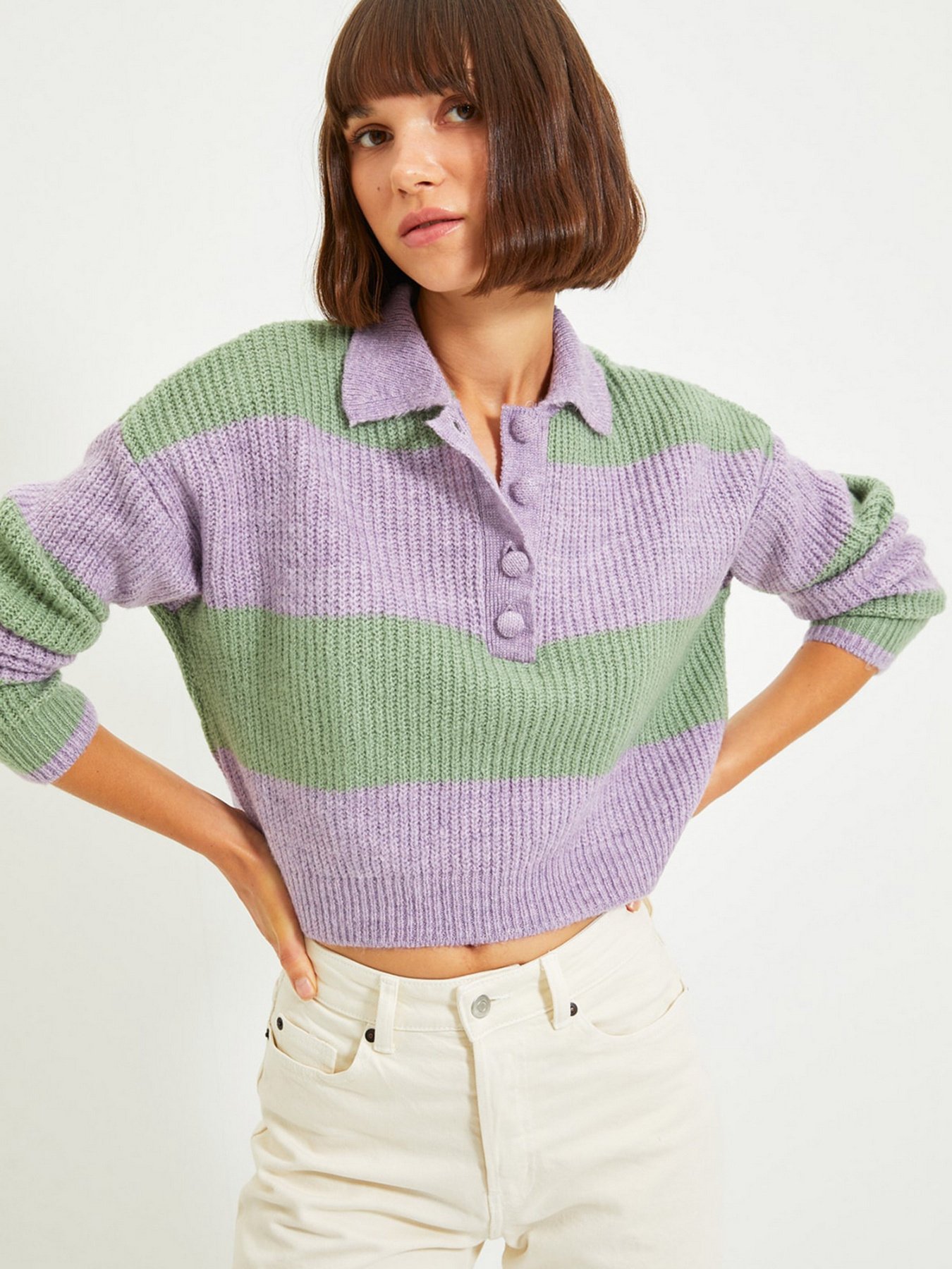 Джемпер Trendyol модель TWOAW22KZ0226/Lila Фото