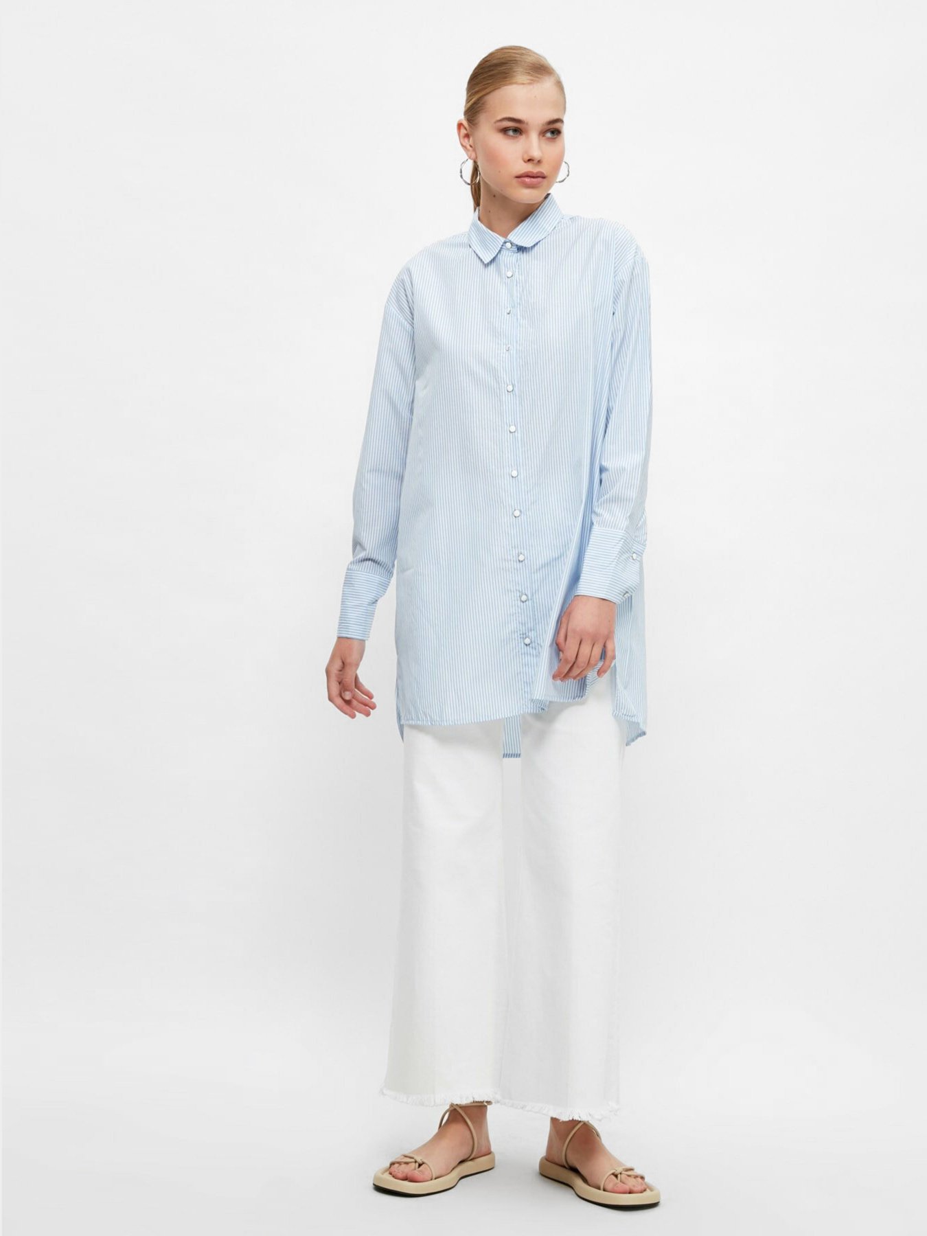 Рубашка Trendyol модель TCTSS21TN0424/Mavi Фото