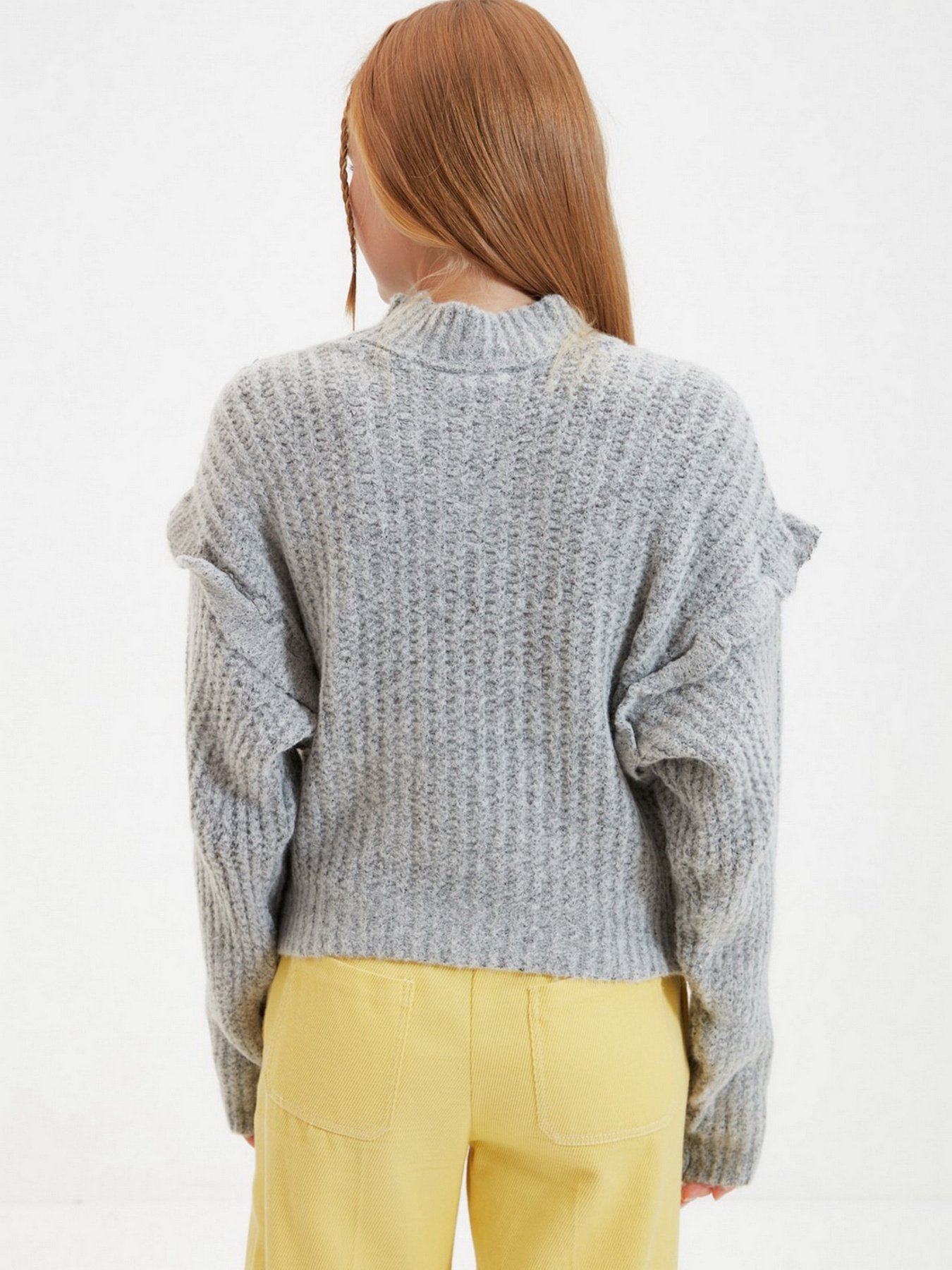 Свитер Trendyol модель TWOAW22KZ0240/Gri Фото