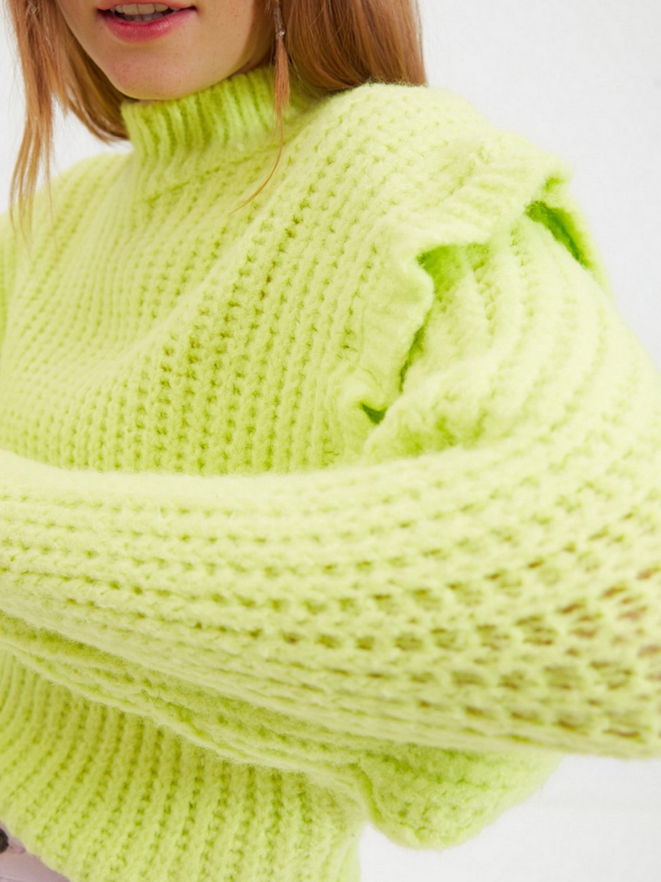 Свитер Trendyol модель TWOAW22KZ0240/Sari Фото