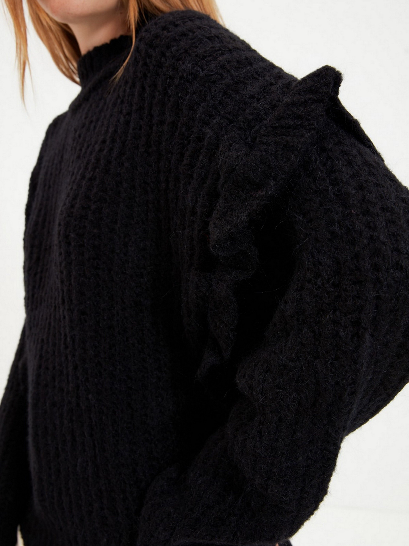 Свитер Trendyol модель TWOAW22KZ0240/Siyah Фото