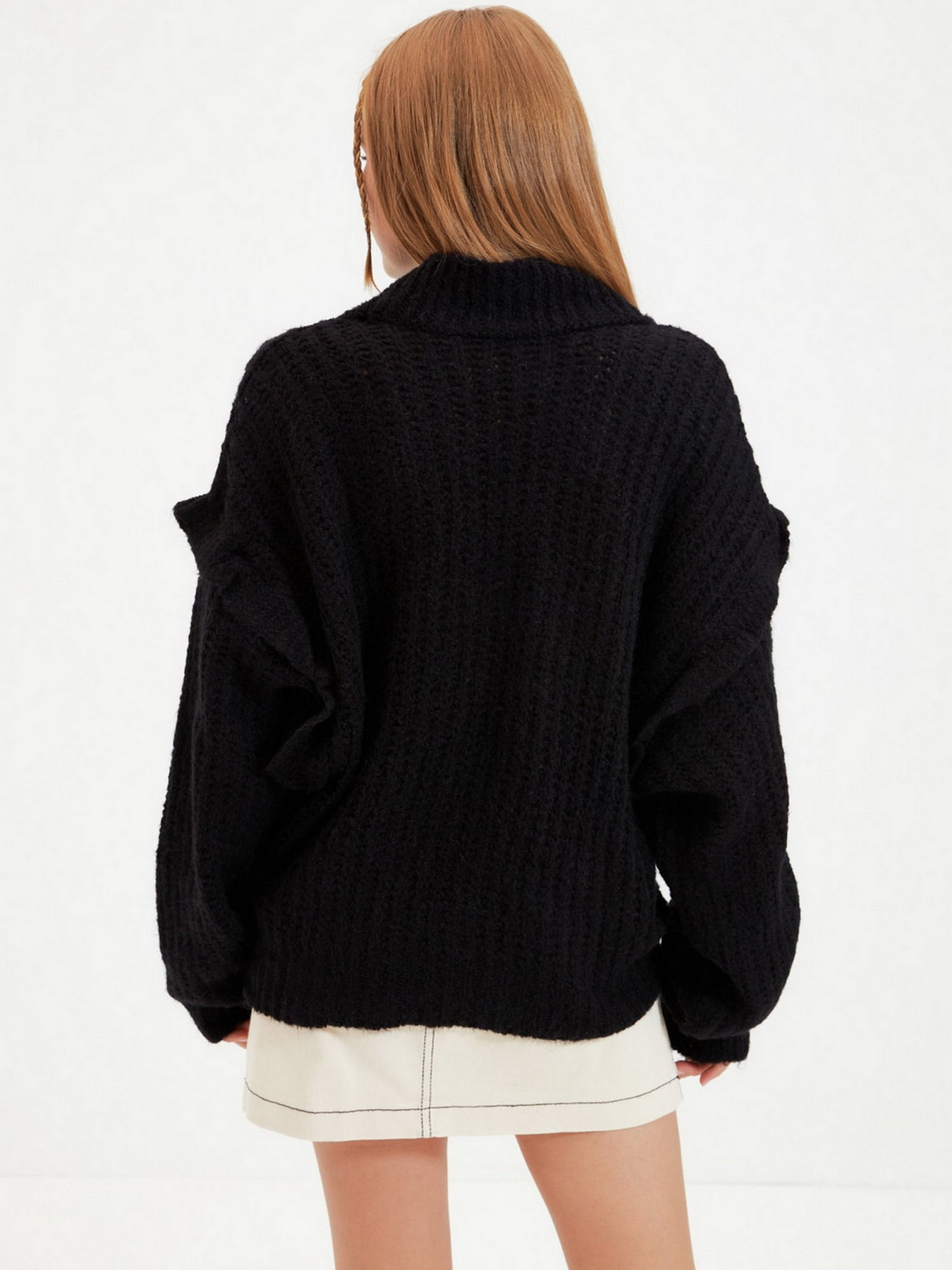 Свитер Trendyol модель TWOAW22KZ0240/Siyah Фото