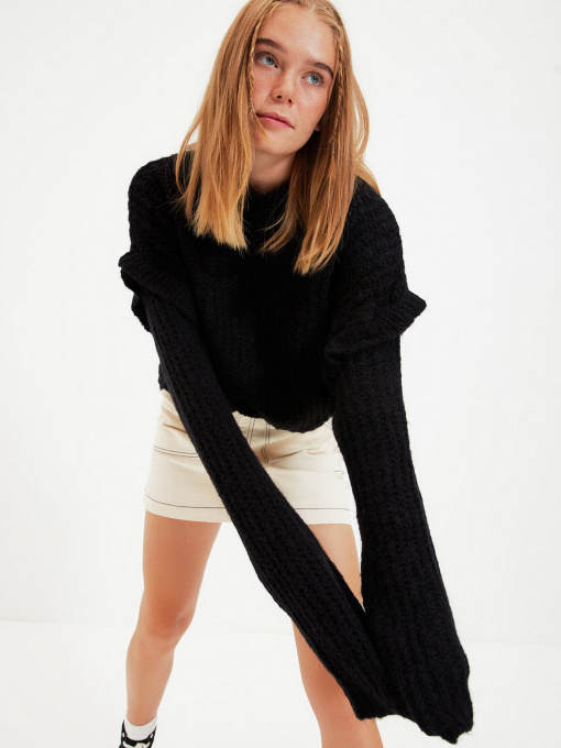 Свитер Trendyol модель TWOAW22KZ0240/Siyah Фото