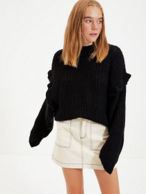 Свитер Trendyol модель TWOAW22KZ0240/Siyah Фото