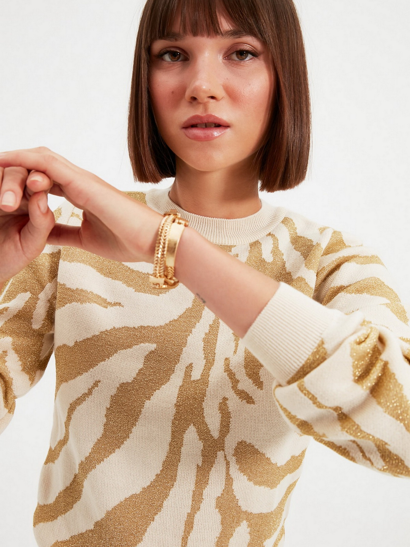 Джемпер Trendyol модель TWOAW22KZ0241/Bej Фото