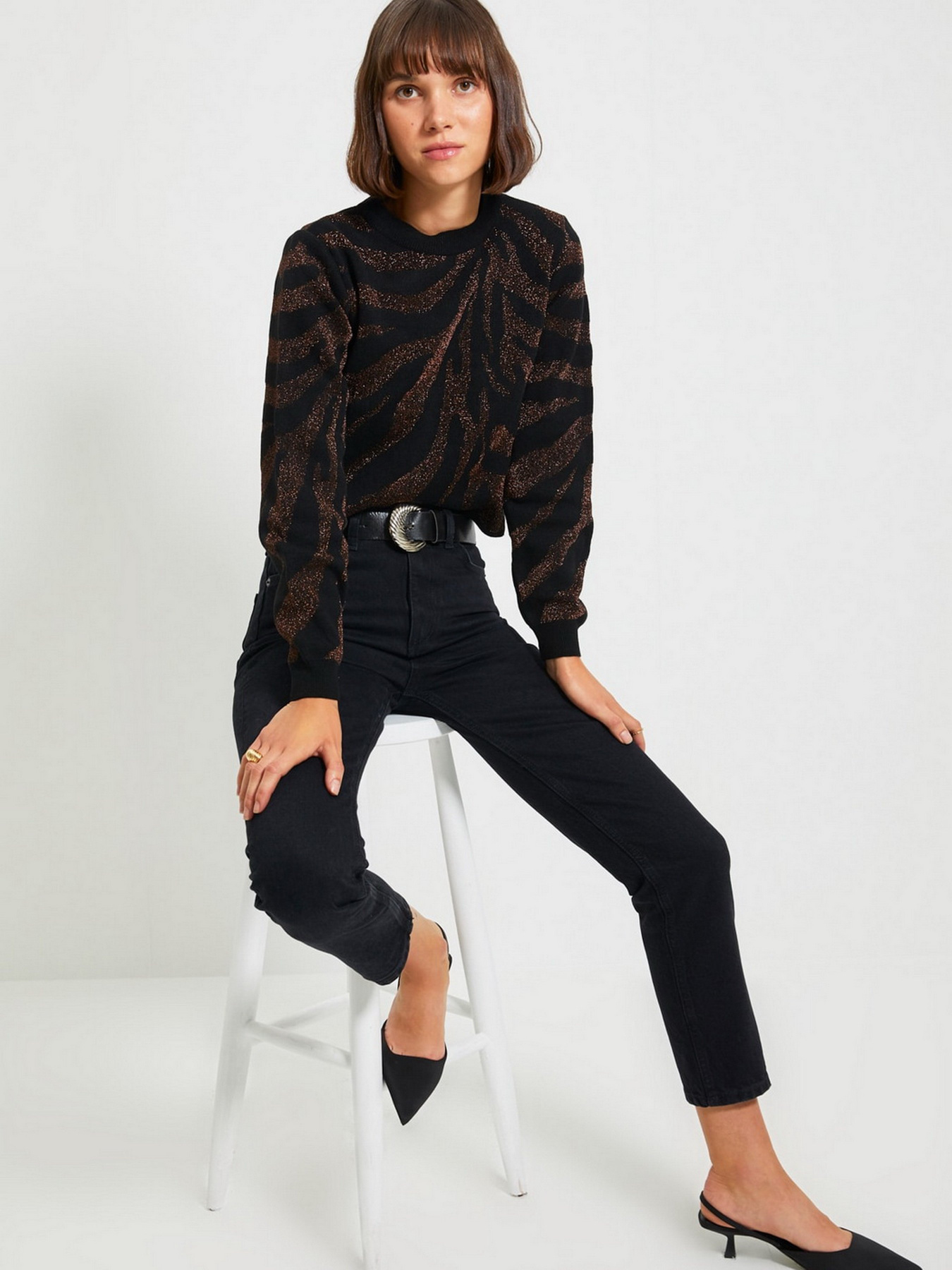 Джемпер Trendyol модель TWOAW22KZ0241/Siyah Фото