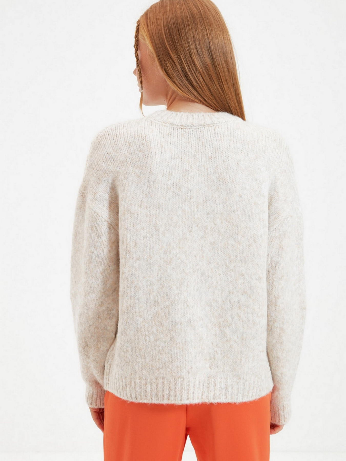 Свитер Trendyol модель TWOAW22KZ0251/Bej Фото