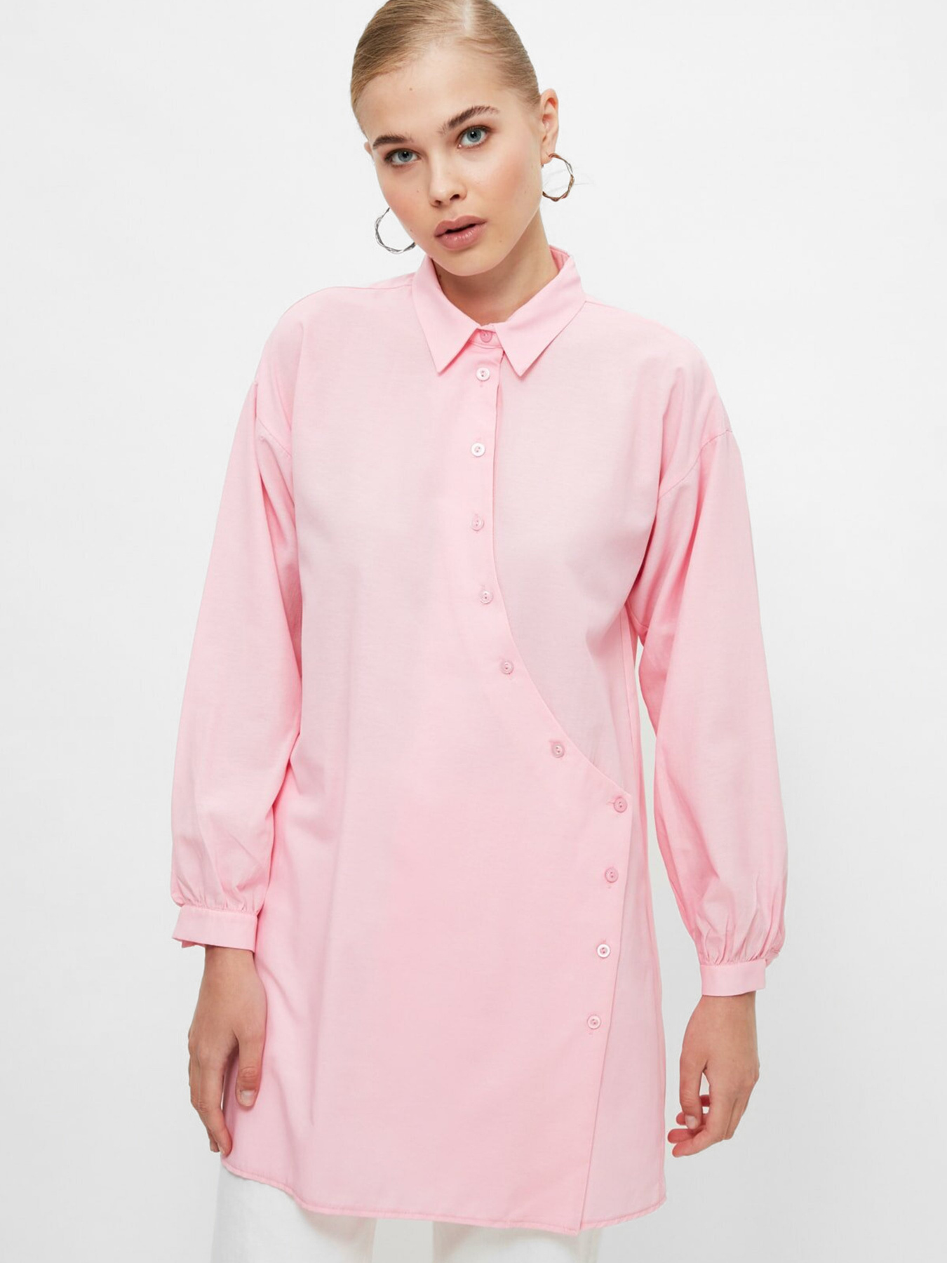 Сорочка повсякденна Trendyol модель TCTSS21UK0028/Pembe Фото