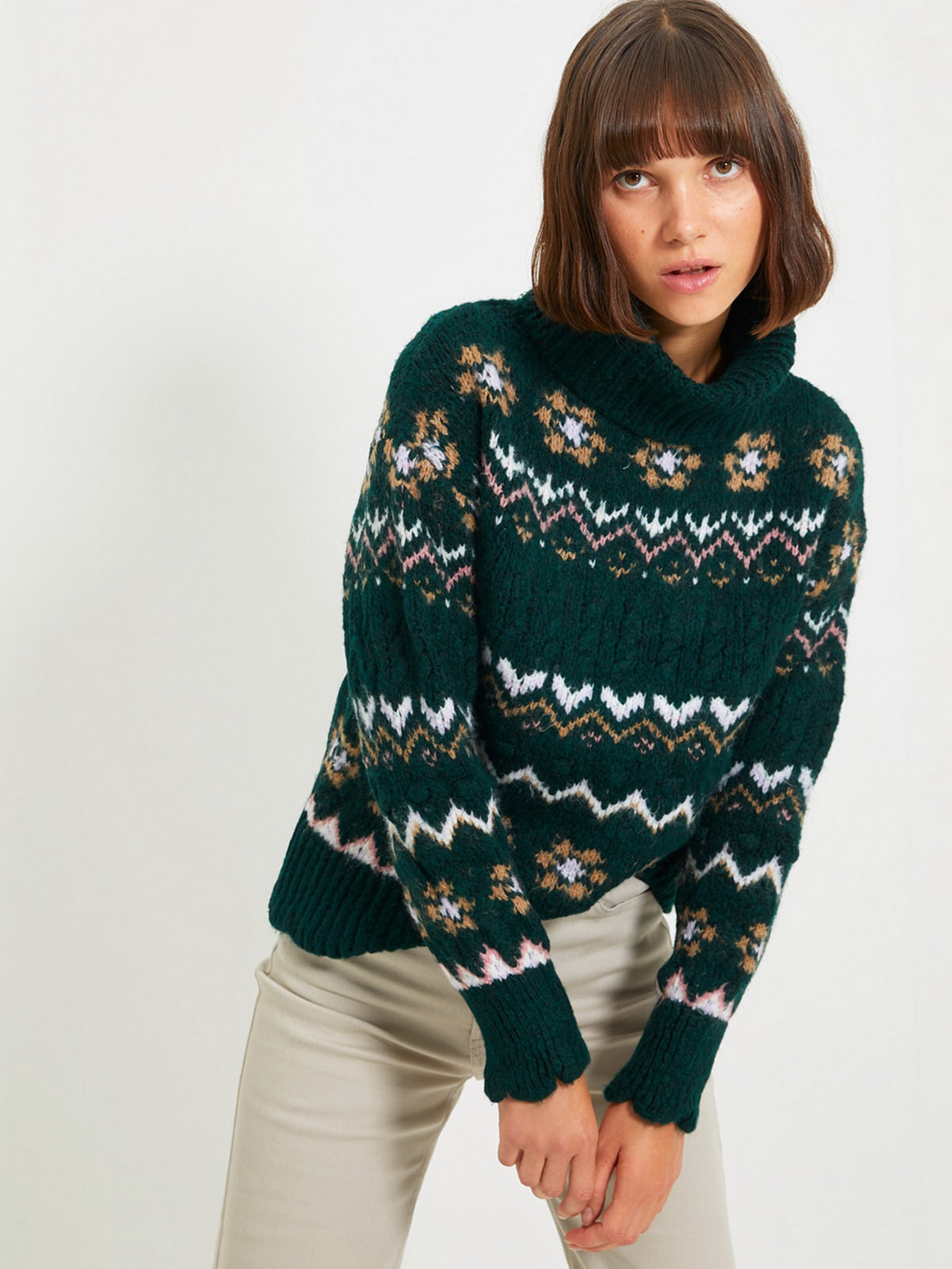 Свитер Trendyol модель TWOAW22KZ0512/Zumrut Yesili Фото