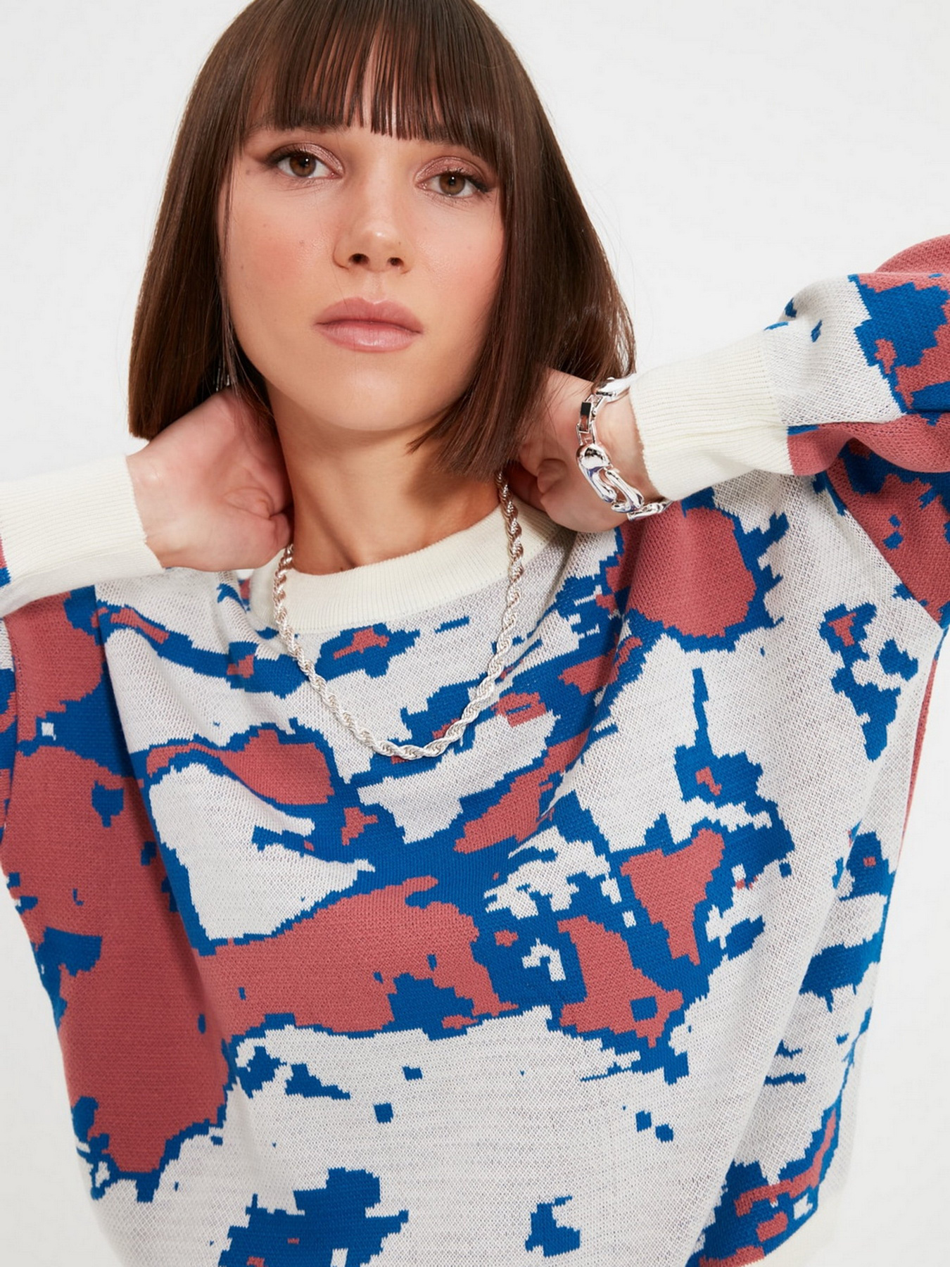 Джемпер Trendyol модель TWOAW22KZ0675/Ekru Фото