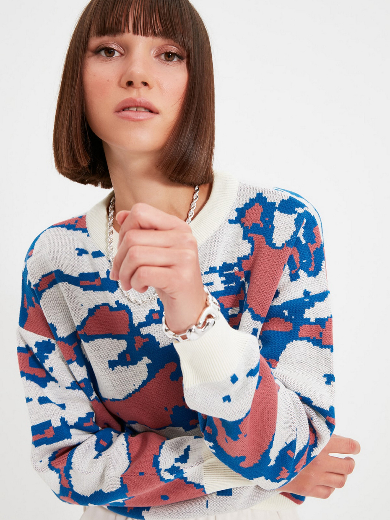 Джемпер Trendyol модель TWOAW22KZ0675/Ekru Фото