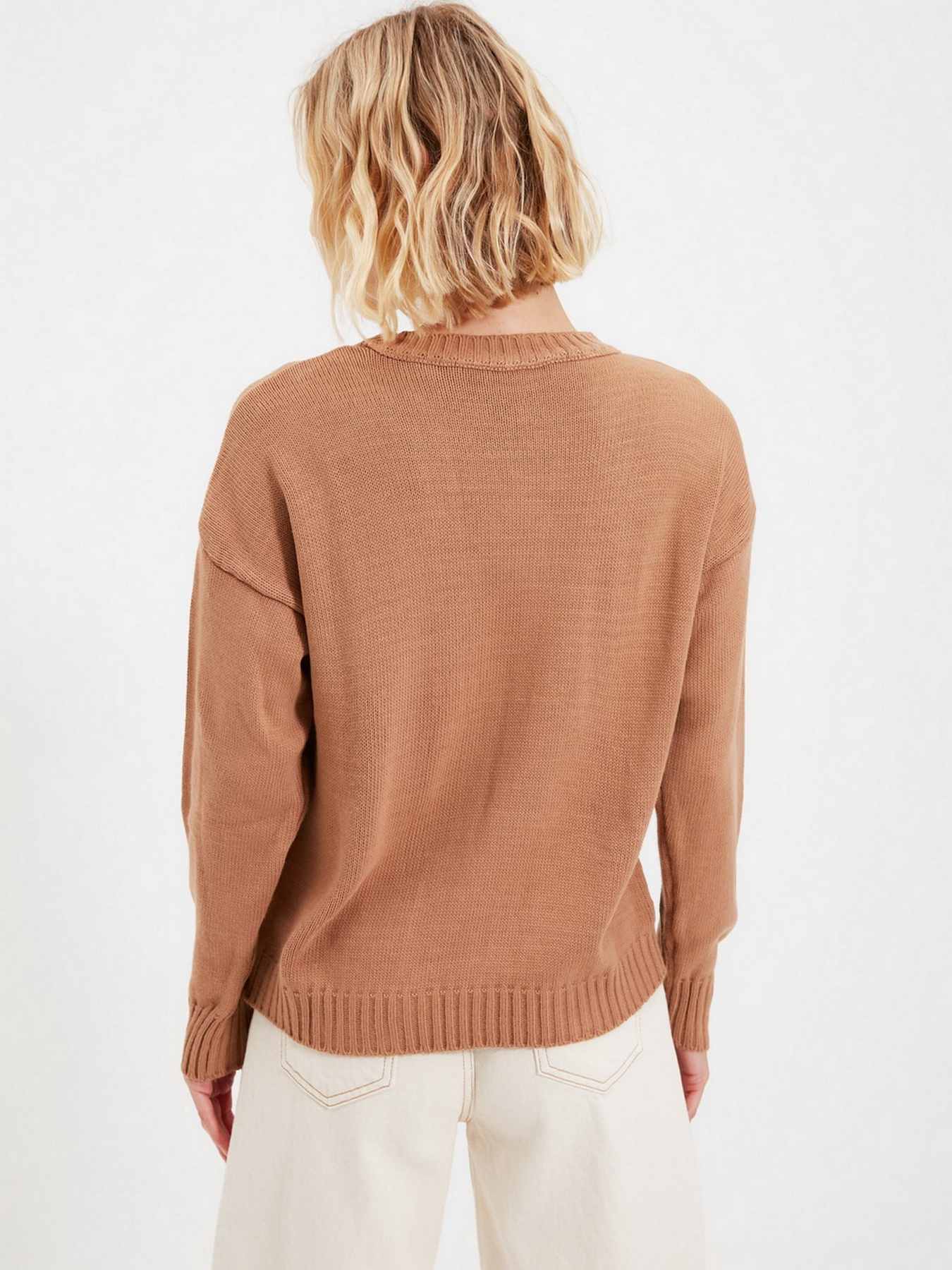 Джемпер Trendyol модель TWOAW22KZ0758/Camel Фото