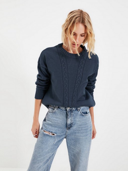 Джемпер Trendyol модель TWOAW22KZ0758/Mavi Фото