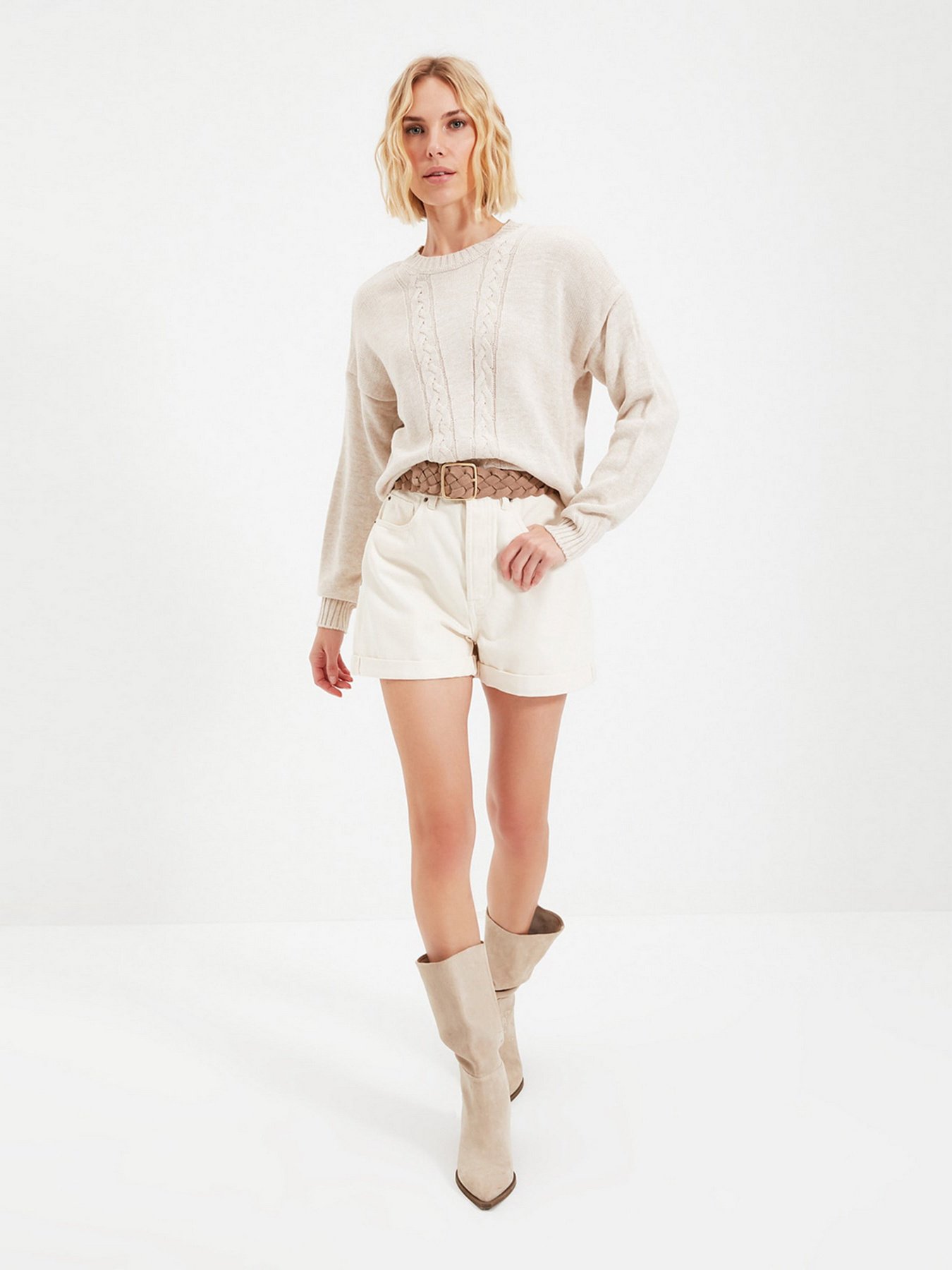 Джемпер Trendyol модель TWOAW22KZ0758/Tas Фото