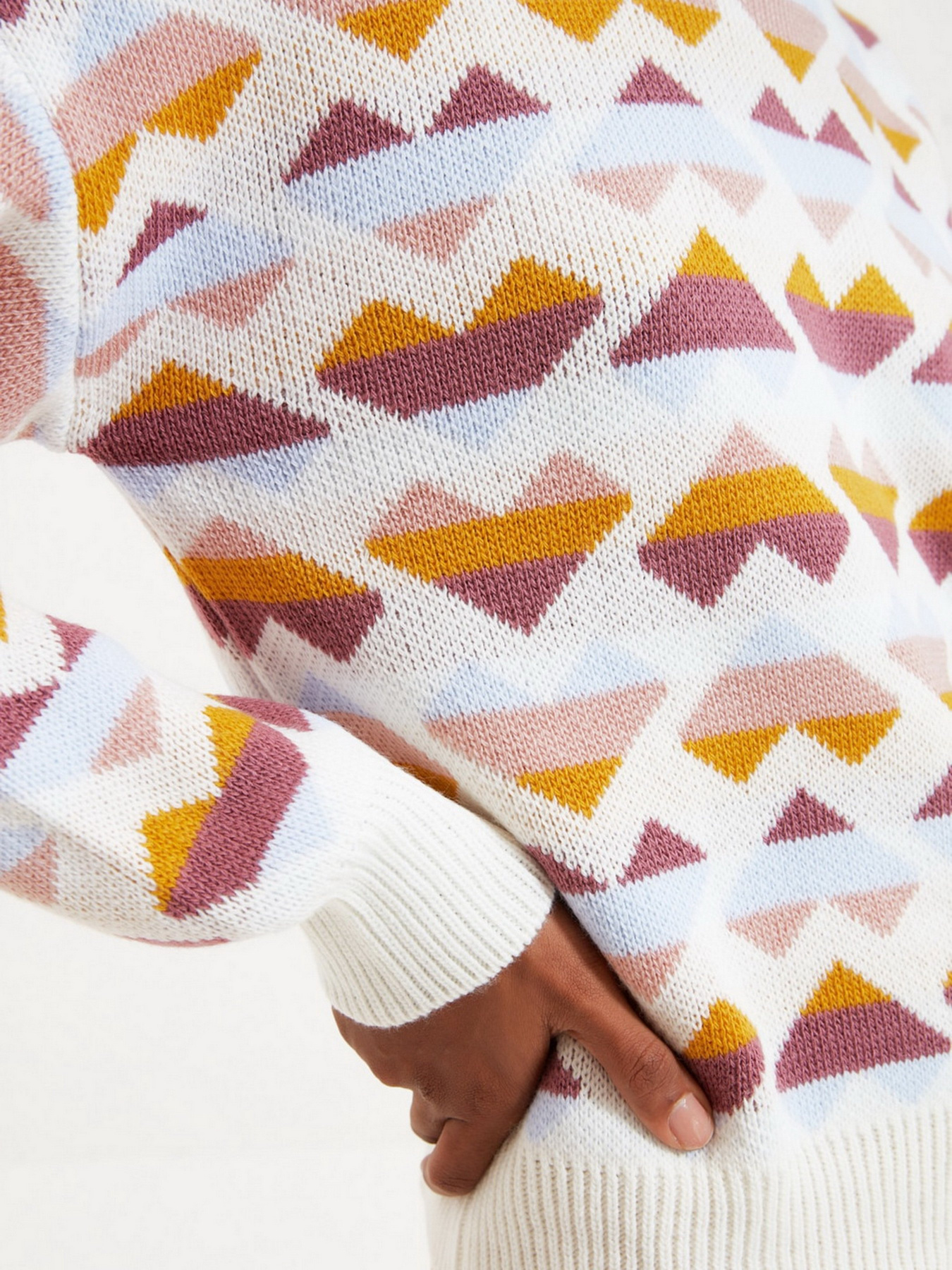 Джемпер Trendyol модель TWOAW22KZ0759/Ekru Джемпер Trendyol модель TWOAW22KZ0759/Ekru Фото