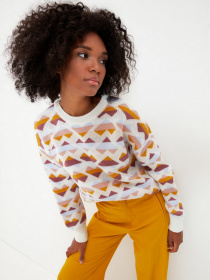 Джемпер Trendyol модель TWOAW22KZ0759/Ekru Джемпер Trendyol модель TWOAW22KZ0759/Ekru Фото