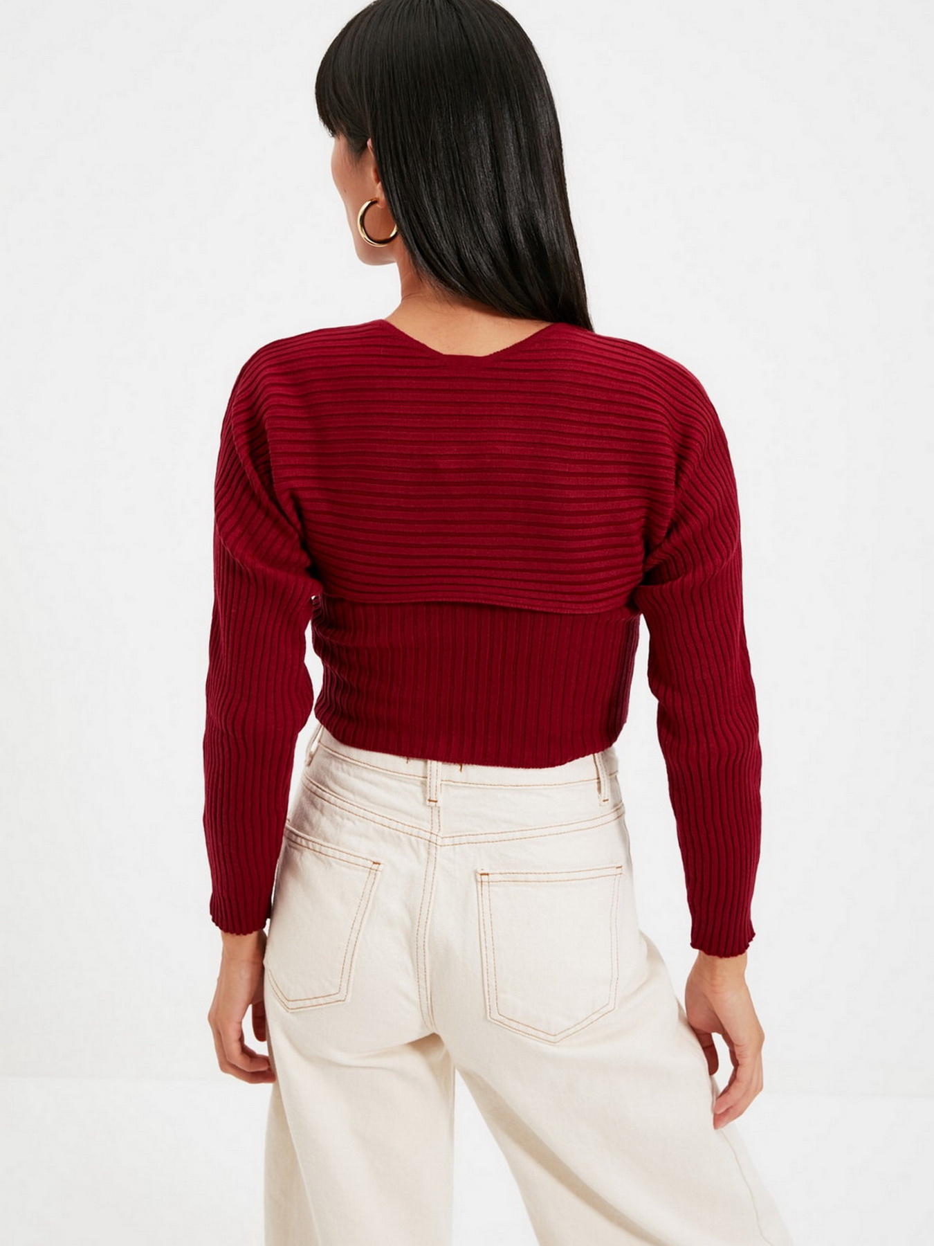 Джемпер Trendyol модель TWOAW22KZ0773/Bordo Фото
