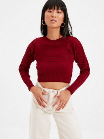 Джемпер Trendyol модель TWOAW22KZ0773/Bordo Фото