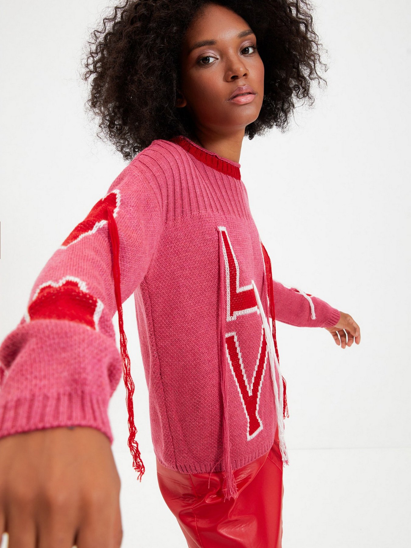 Свитер Trendyol модель TWOAW22KZ0836/Pembe Фото