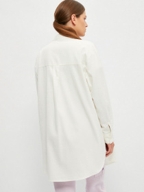 Рубашка повседневная Trendyol модель TCTSS21TN0416/Beyaz Фото