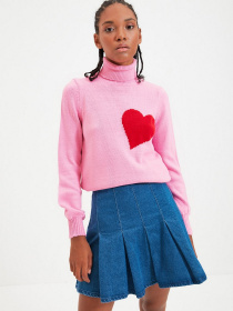 Свитер Trendyol модель TWOAW22KZ0894/Pembe Фото