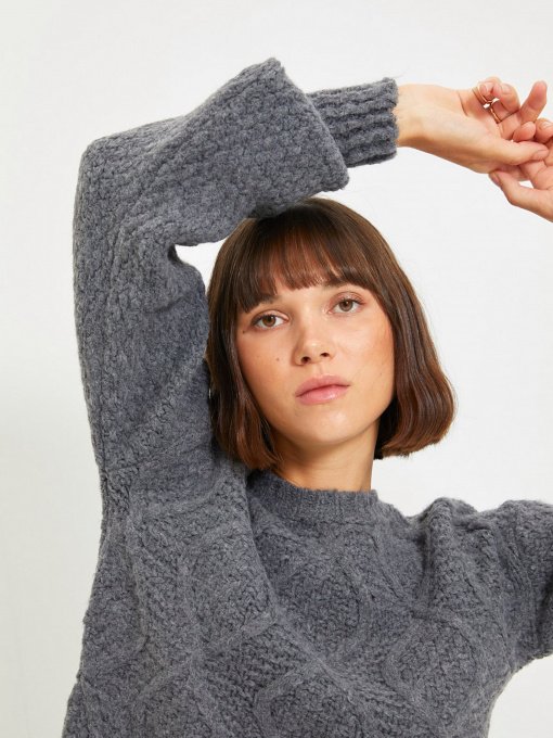 Свитер Trendyol модель TWOAW22KZ0932/Antrasit Фото