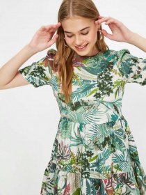 Платье мини Trendyol модель TWOSS21EL2652/Ekru Фото