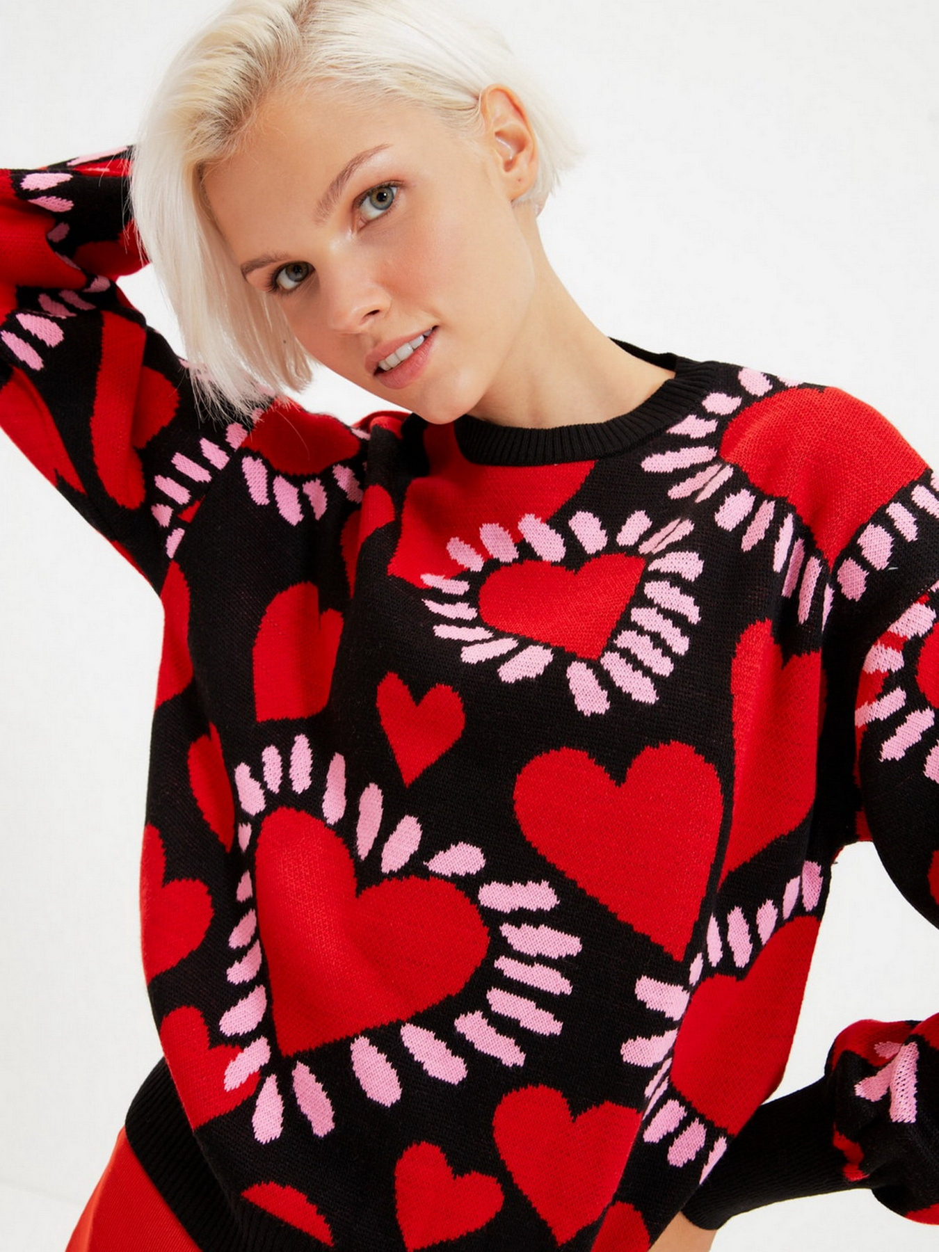 Свитер Trendyol модель TWOAW22KZ1117/Siyah Фото