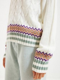 Джемпер Trendyol модель TWOAW22KZ1120/Ekru Джемпер Trendyol модель TWOAW22KZ1120/Ekru Фото