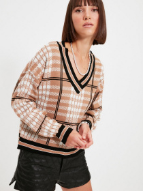 Джемпер Trendyol модель TWOAW22KZ1123/Camel Фото