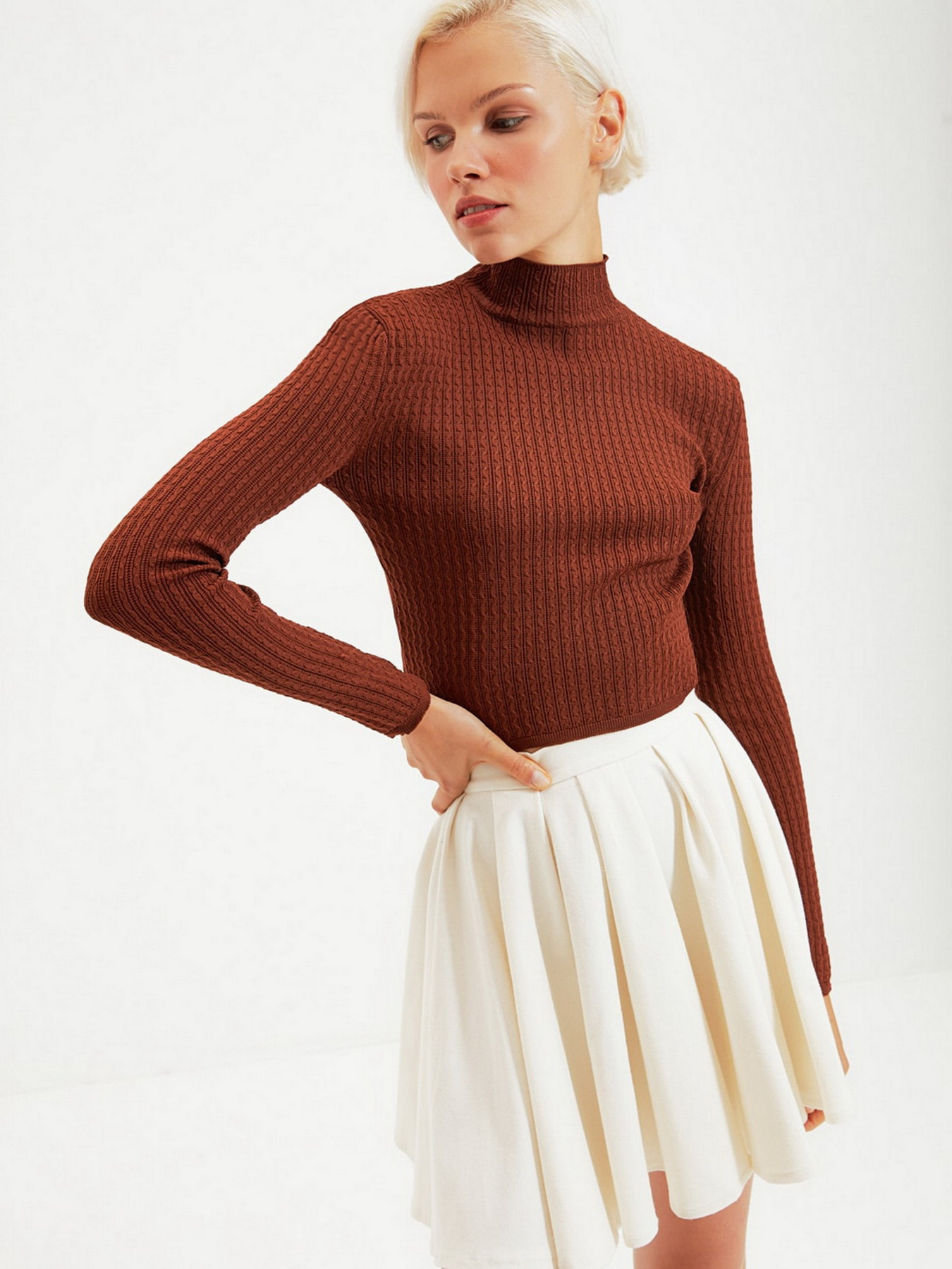 Гольф Trendyol модель TWOAW22KZ1128/Kahverengi Фото