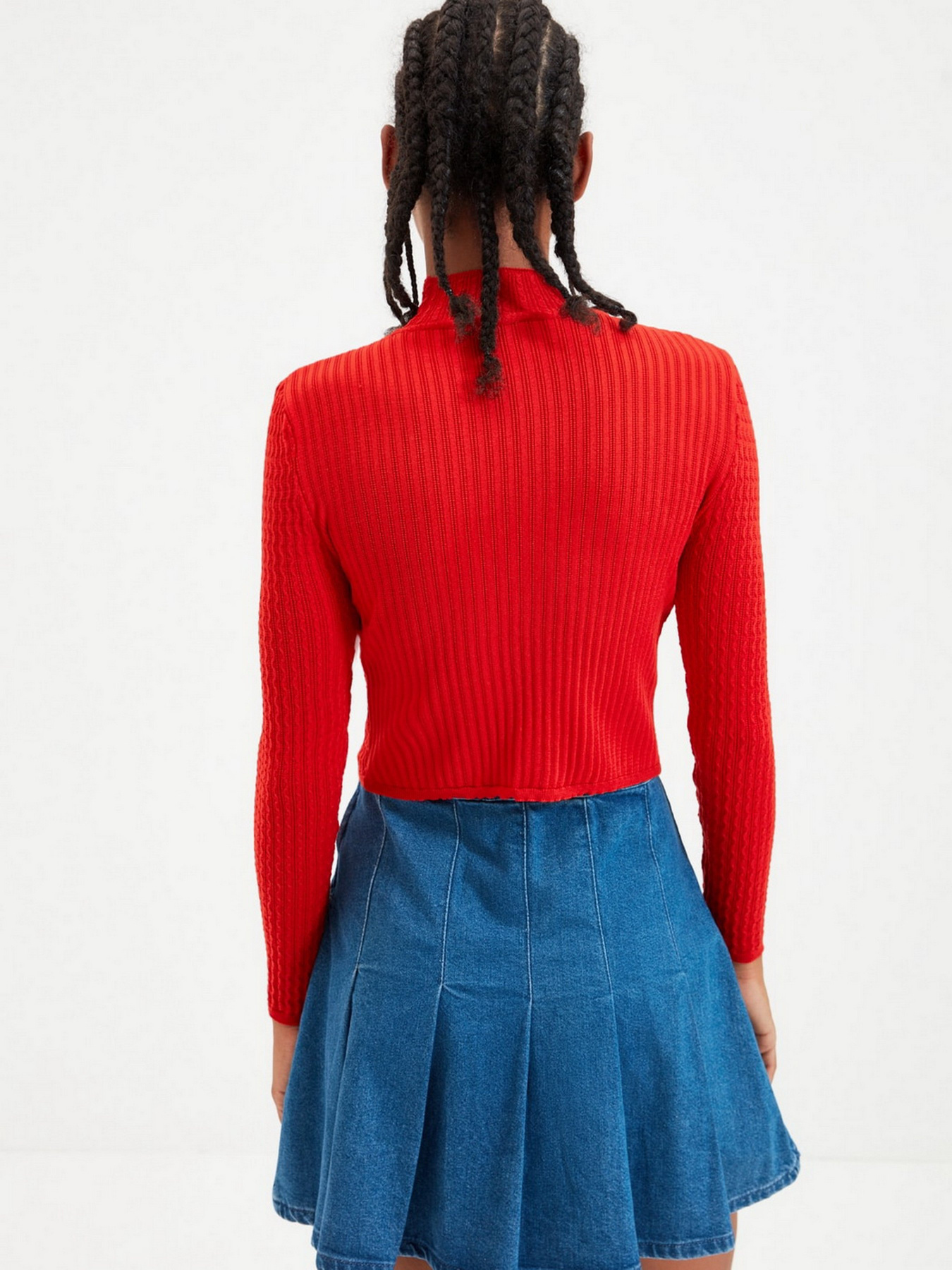 Водолазка Trendyol модель TWOAW22KZ1128/Kirmizi Фото