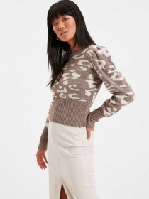 Свитер Trendyol модель TWOAW22KZ1129/Vizon Фото