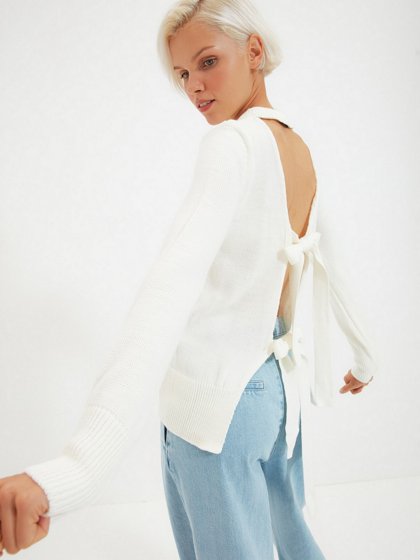 Джемпер Trendyol модель TWOAW22KZ1195/Ekru Фото