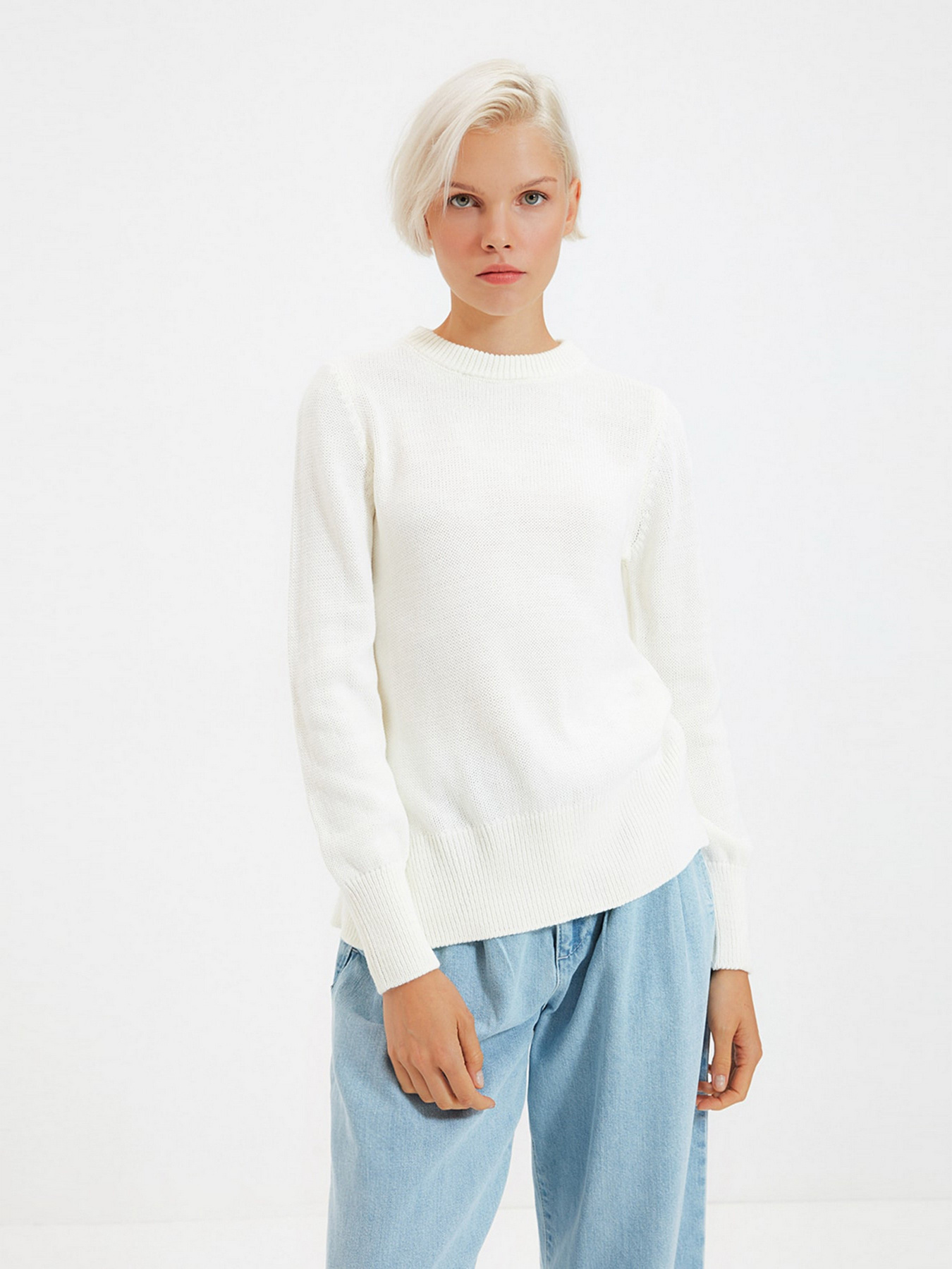 Джемпер Trendyol модель TWOAW22KZ1195/Ekru Фото