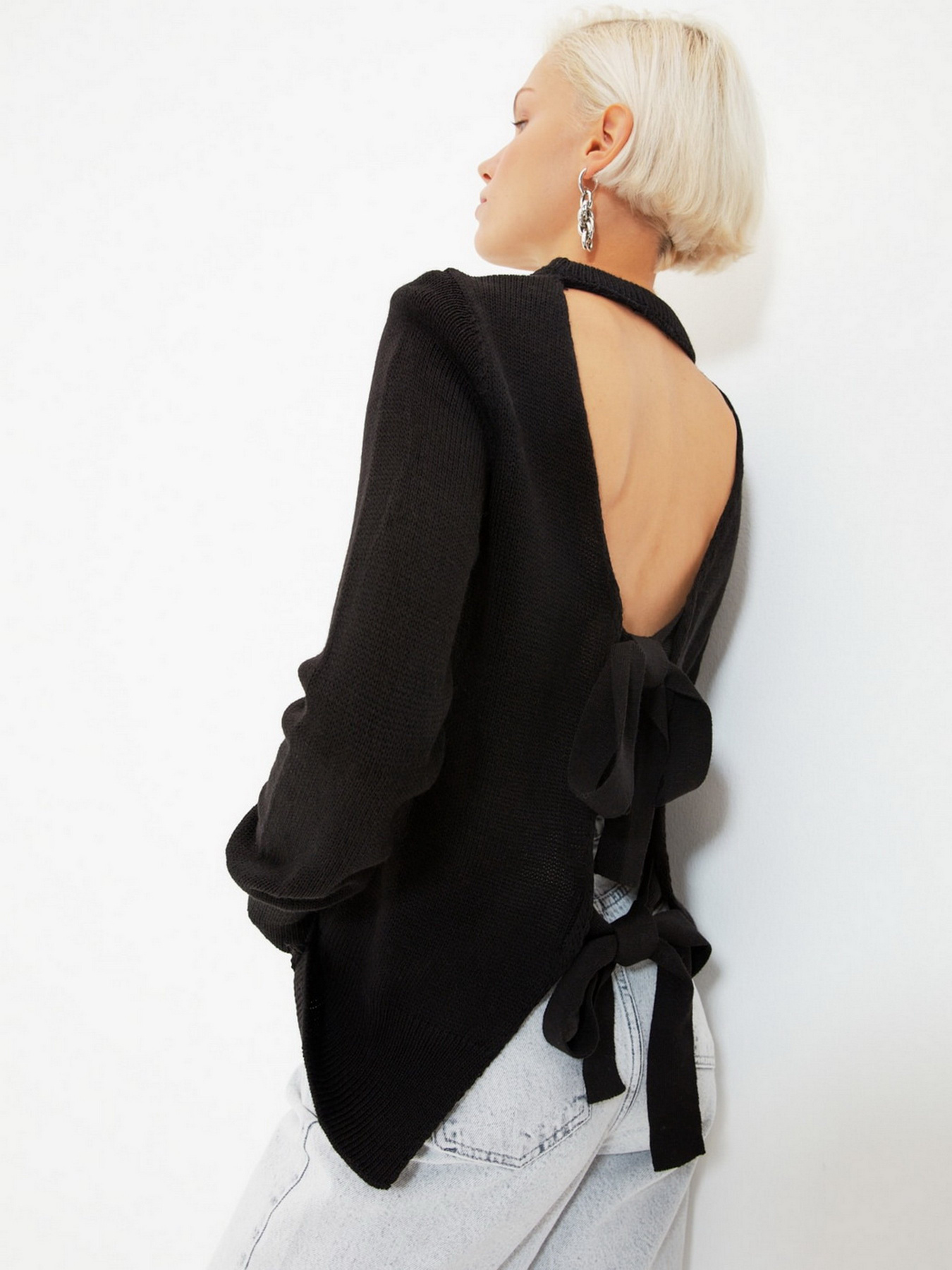 Джемпер Trendyol модель TWOAW22KZ1195/Siyah Фото