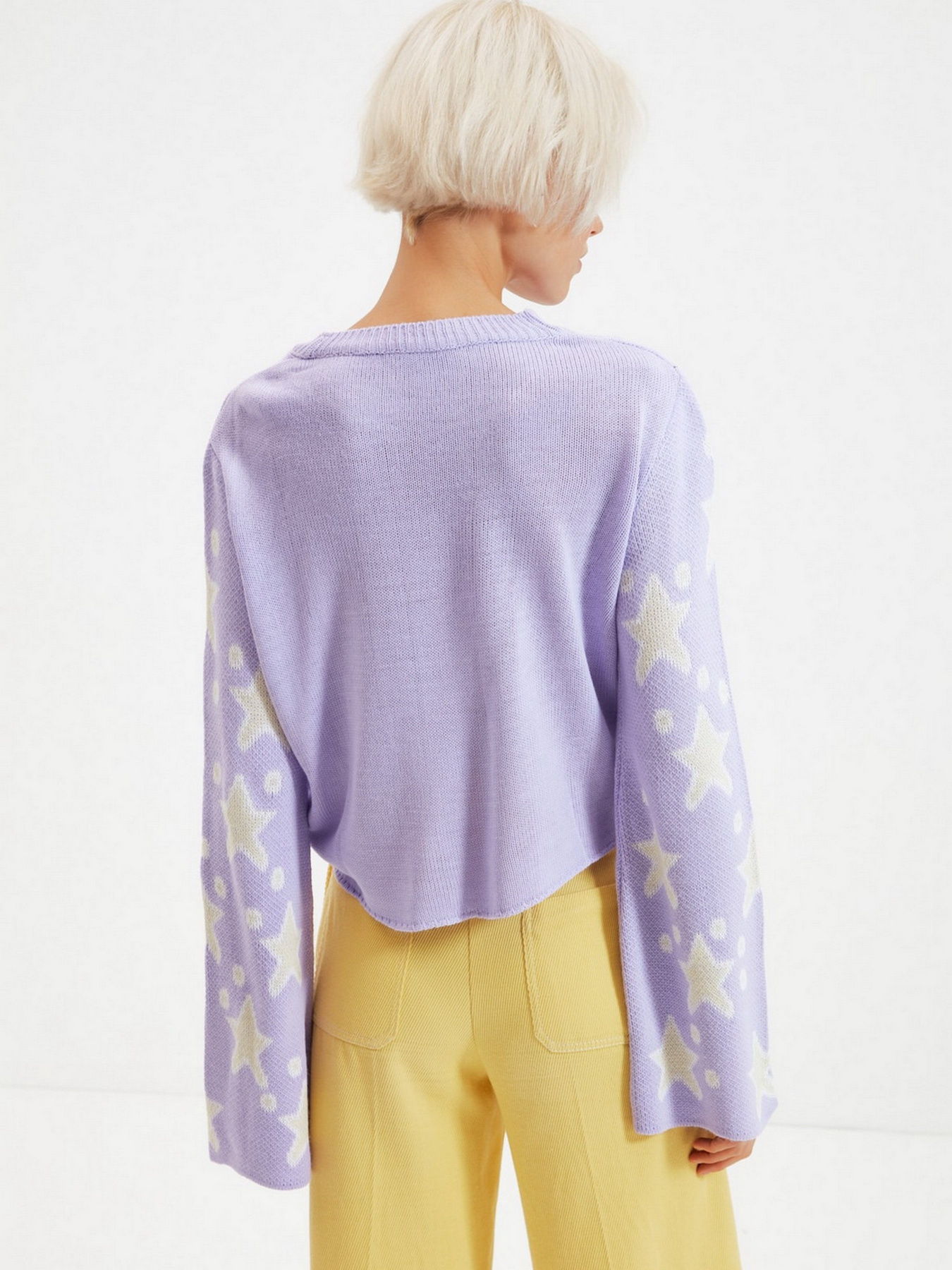 Свитер Trendyol модель TWOAW22KZ1213/Lila Фото